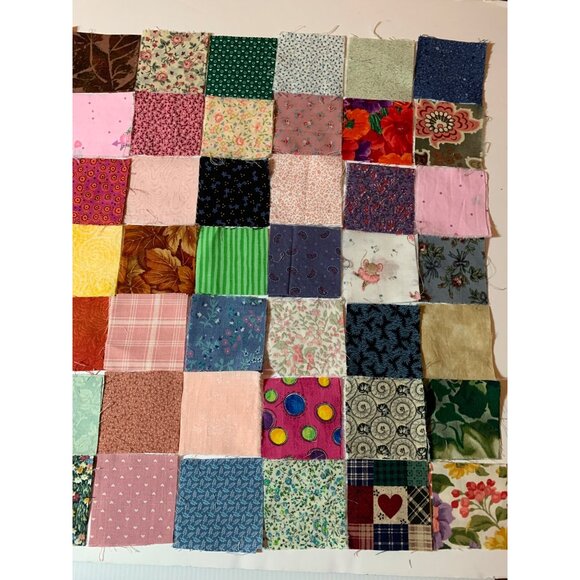 140 Pieces 2.5" Cotton Squares Quilting Fabric Bundle For Patchwork & Sewing Pro - Picture 7 of 9